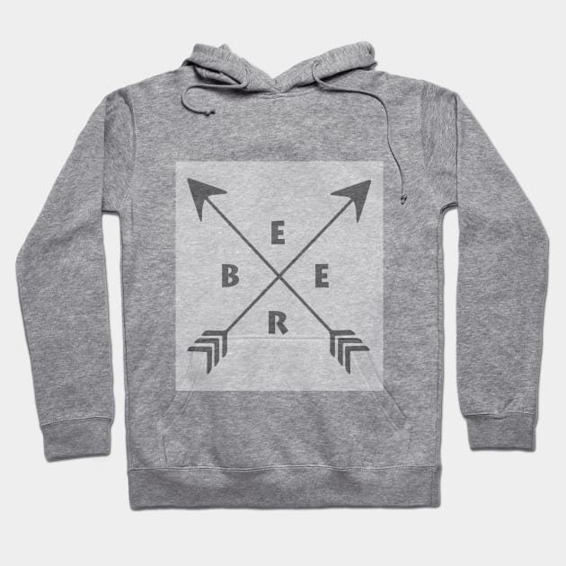 Beer with Arrows Hoodie by pamlightbody